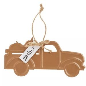 🌸4 for $20 Truck Sign Metal with GATHER Word Tag Autumn Fall Hang Truck 6.5"x3"